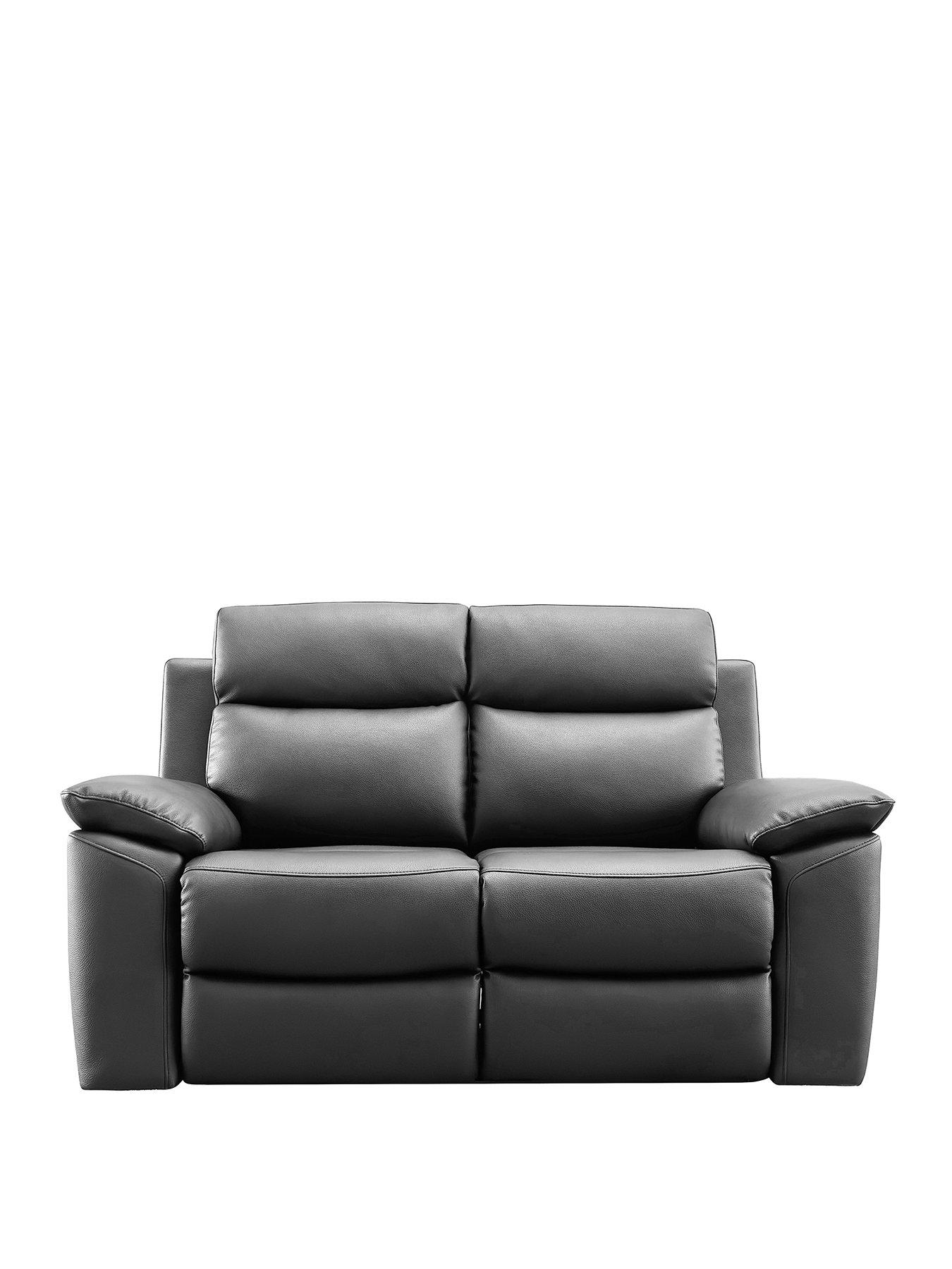 Image 2 of 6 of Very Home Edison 2&nbsp;Seater Luxury Faux Leather Manual Recliner Sofa
