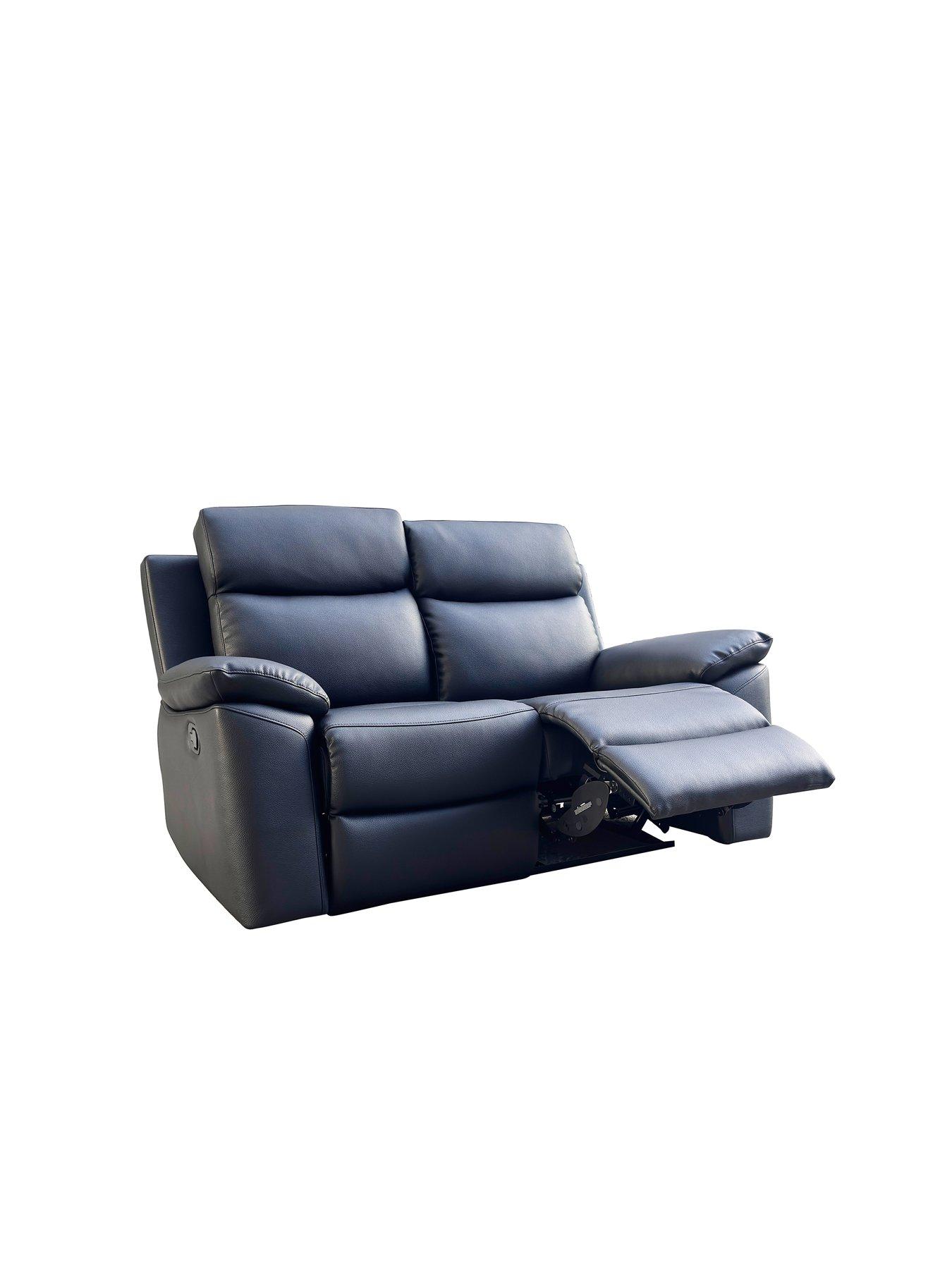  image of edison-2nbspseater-luxury-faux-leather-manual-recliner-sofa