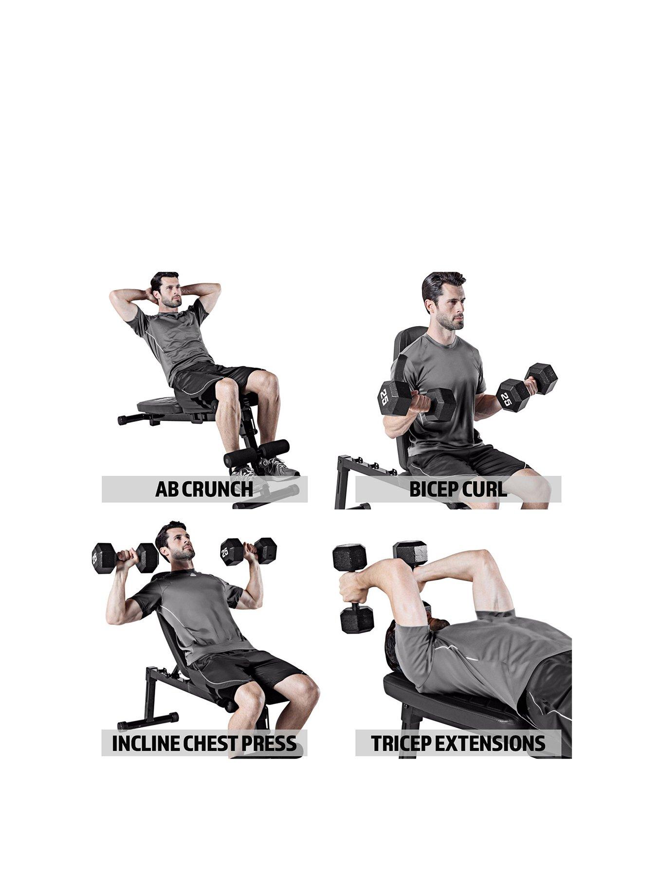 Marcy Multi Use Fold Away Dumbbell Bench Littlewoods Com