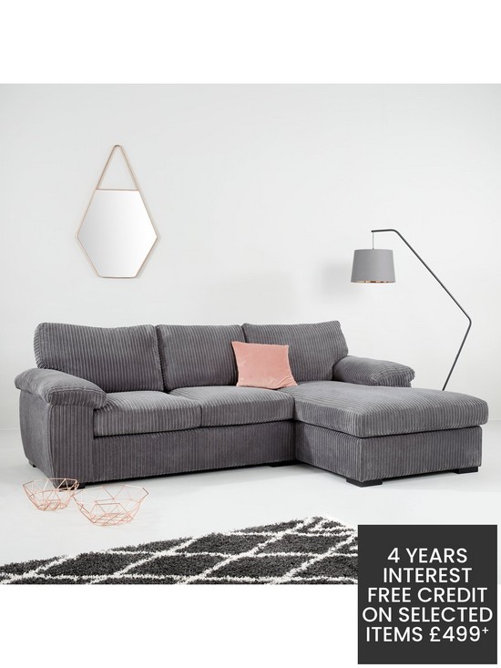 stillFront image of very-home-amalfi-3-seater-right-hand-standard-backnbsp-fabric-corner-chaise-sofa