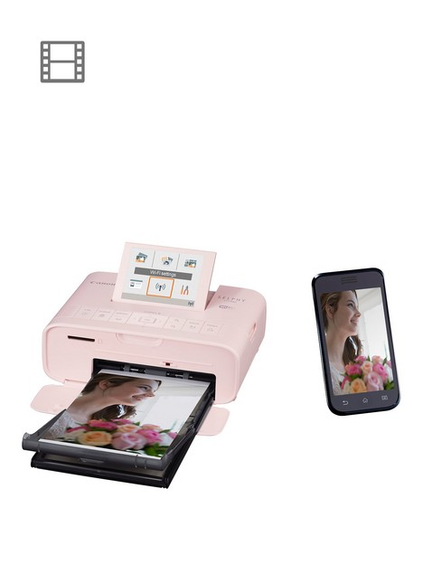 canon-selphy-cp1300-compact-wifi-photo-printer-pink-with-ink-and-108-x-paper
