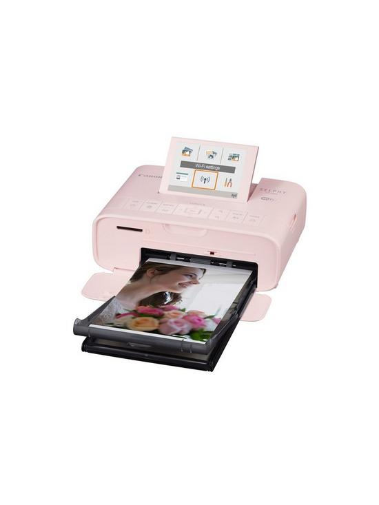 outfit image of canon-selphy-cp1300-compact-wifi-photo-printer-pink-with-ink-and-108-x-paper