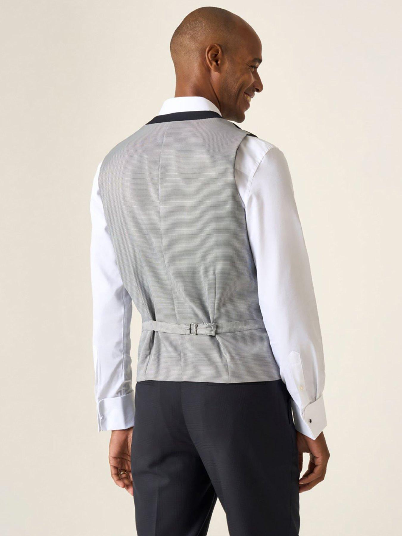 Image 2 of 4 of Skopes Newman Tuxedo Waistcoat - Black