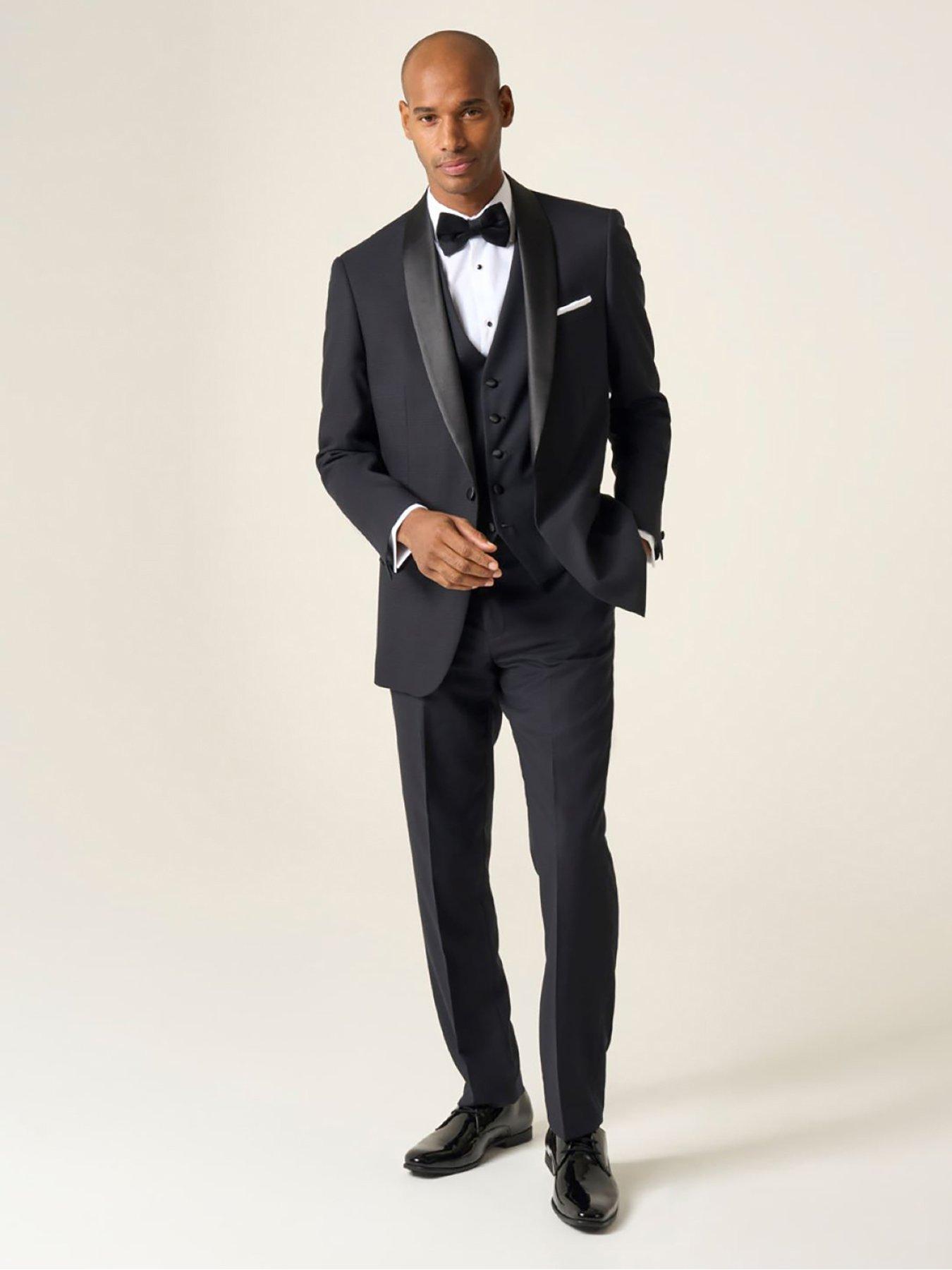 Image 3 of 4 of Skopes Newman Tuxedo Waistcoat - Black