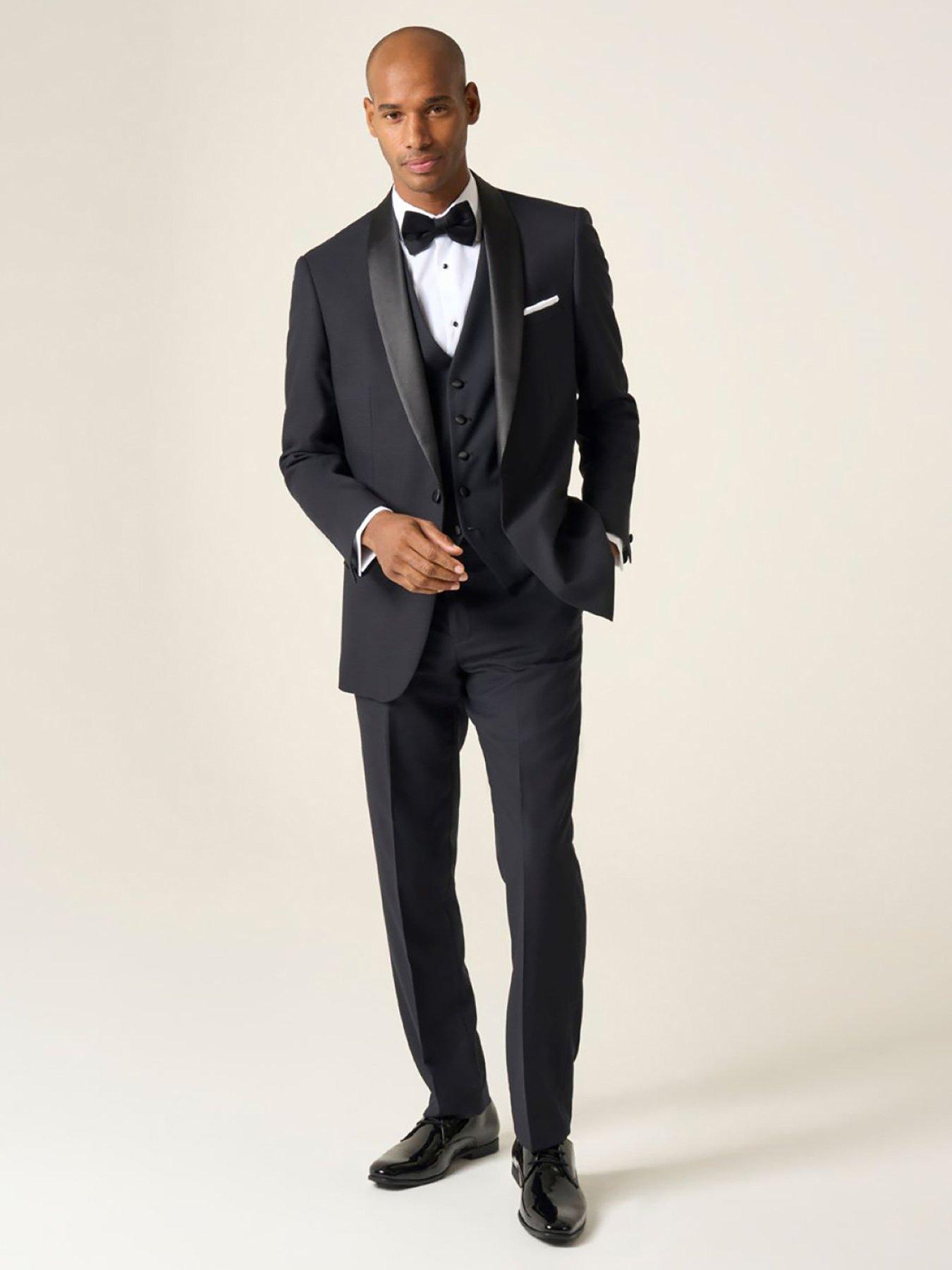 Image 3 of 3 of Skopes Newman Tuxedo Trousers - Black