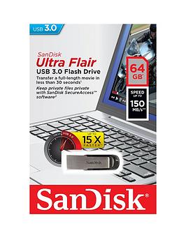 Sandisk Sandisk Ultra Flair Usb 3.0 150Mb/S - 64Gb Picture