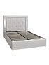  image of vegas-fabric-ottoman-bed-frame-with-mattress-options-buy-and-save