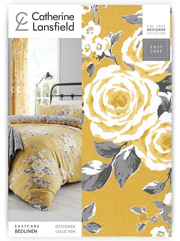 Catherine Lansfield Canterbury Ochre Easy Care Duvet Set or Accessories
