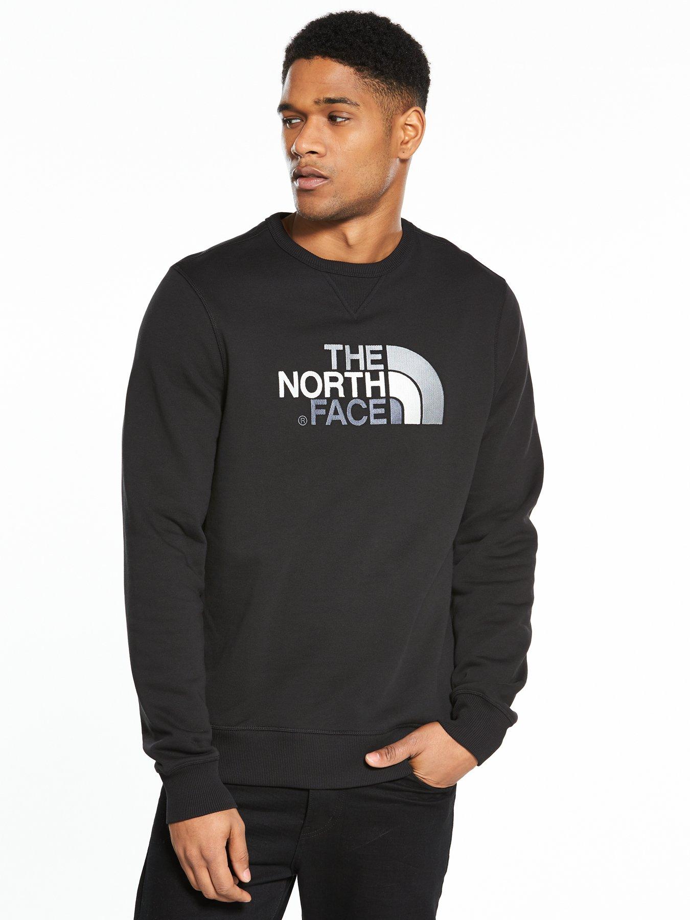 north face men's crew sweatshirt