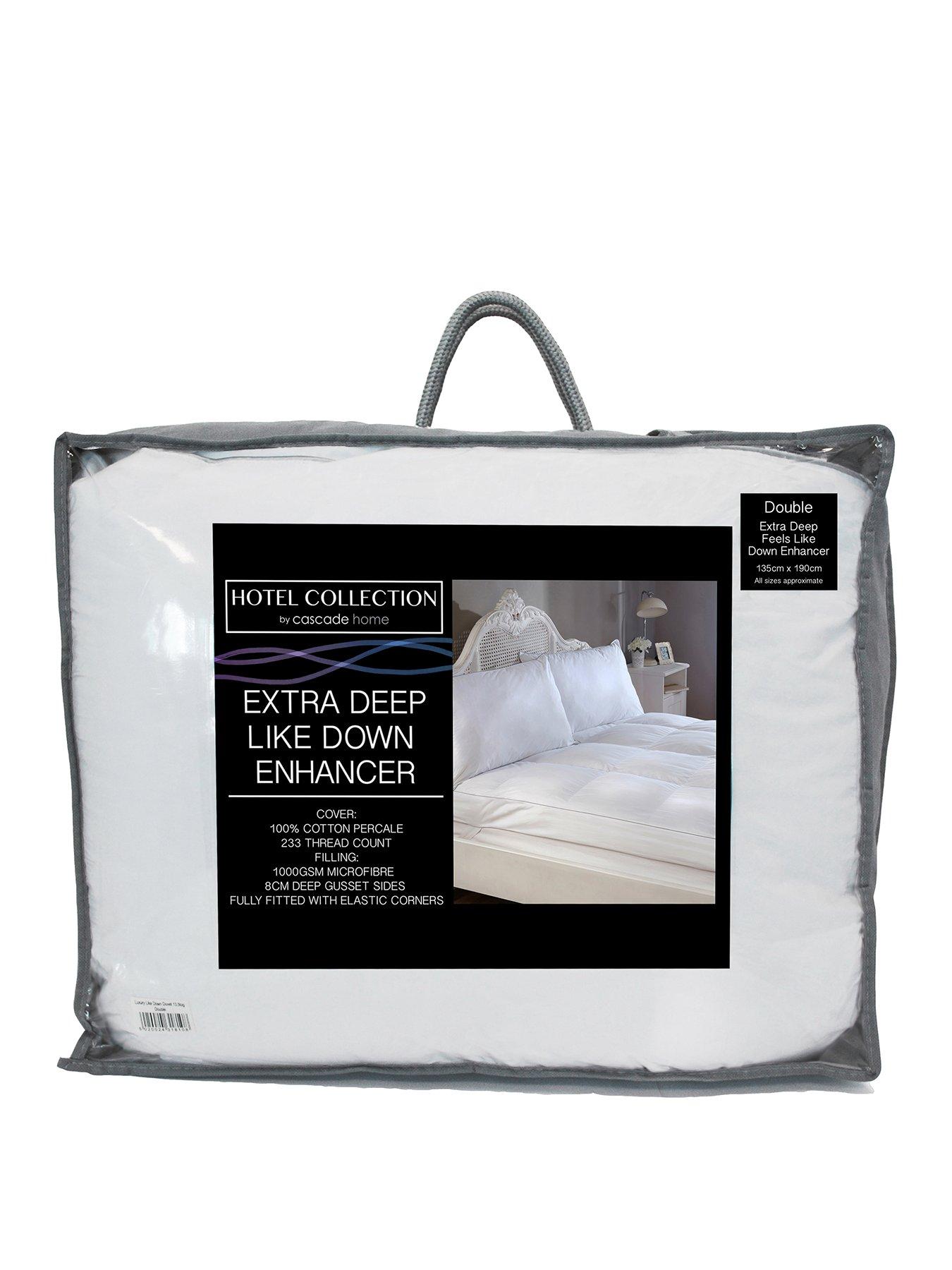 Very Home Luxury Like Down 8cm Mattress Topper | littlewoods.com