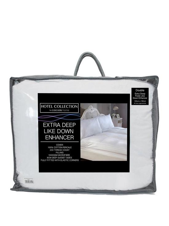front image of luxury-like-down-8cm-mattress-topper