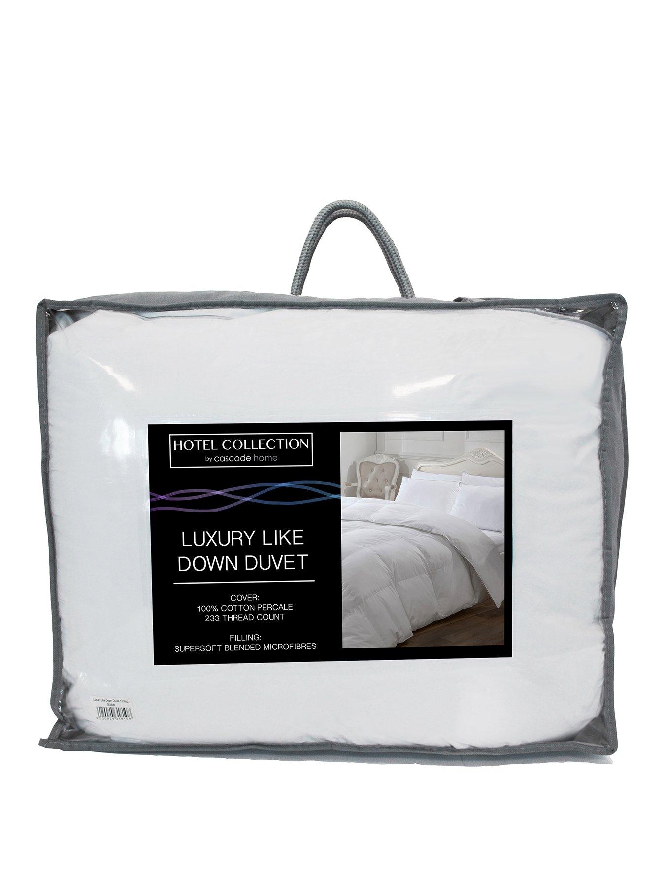 Image 1 of 1 of The Very Collection Luxury Like Down 100% Cotton Cover 10.5 Tog Duvet