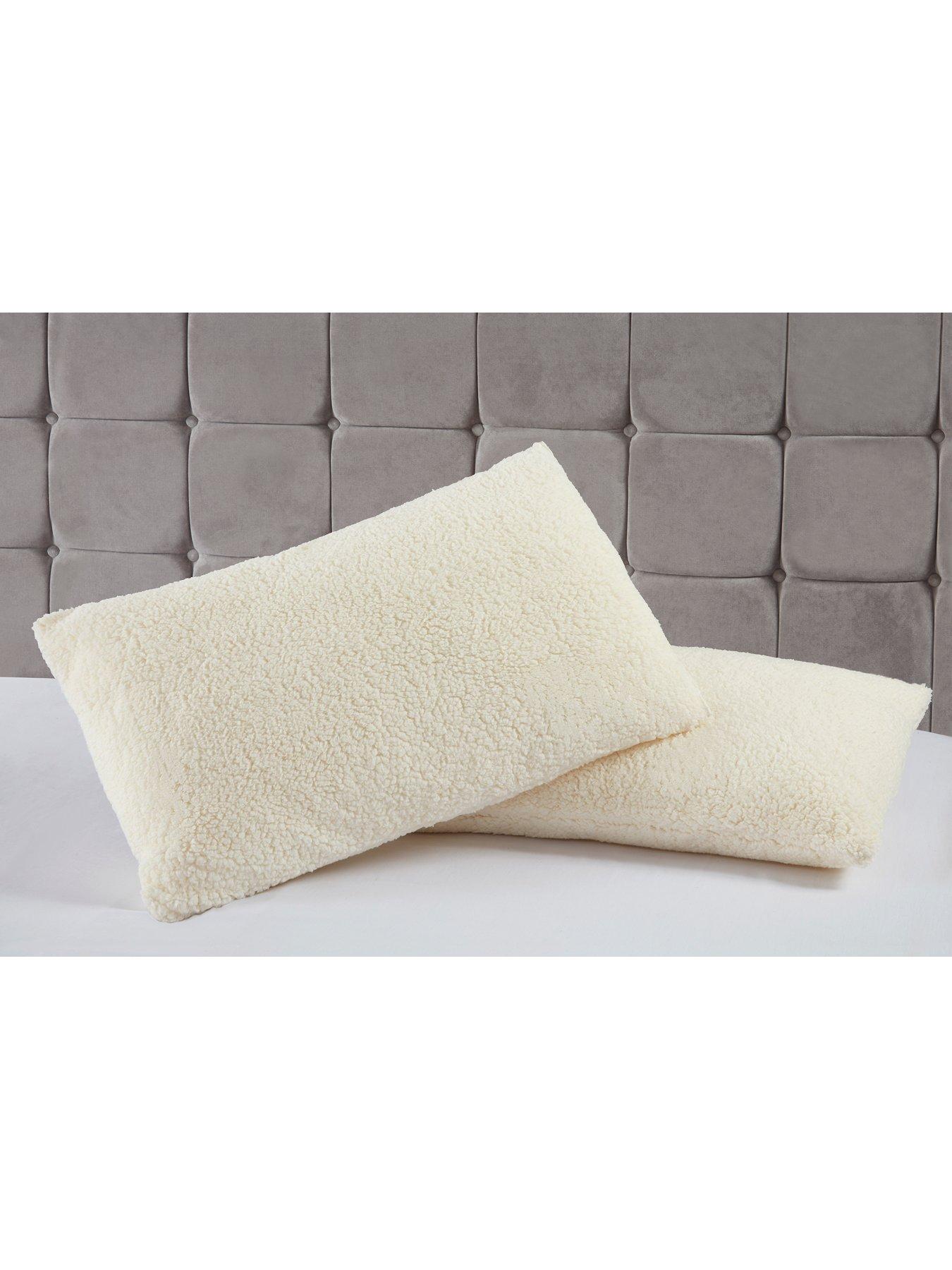 Image 4 of 4 of The Very Collection Super Soft Teddy Fleece Pillows (Pair)