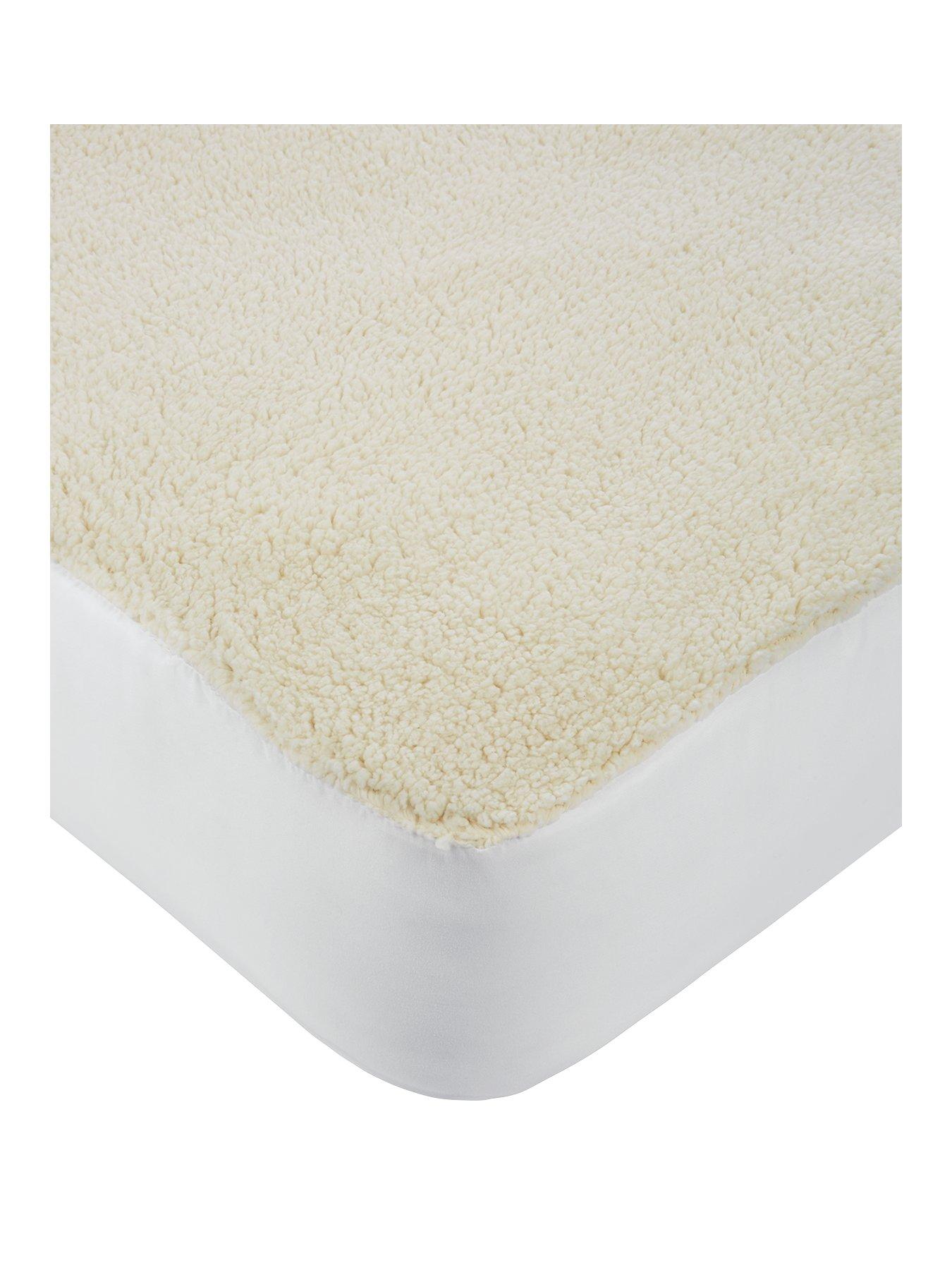 Image 2 of 4 of The Very Collection Super Soft Teddy Fleece Mattress Protector
