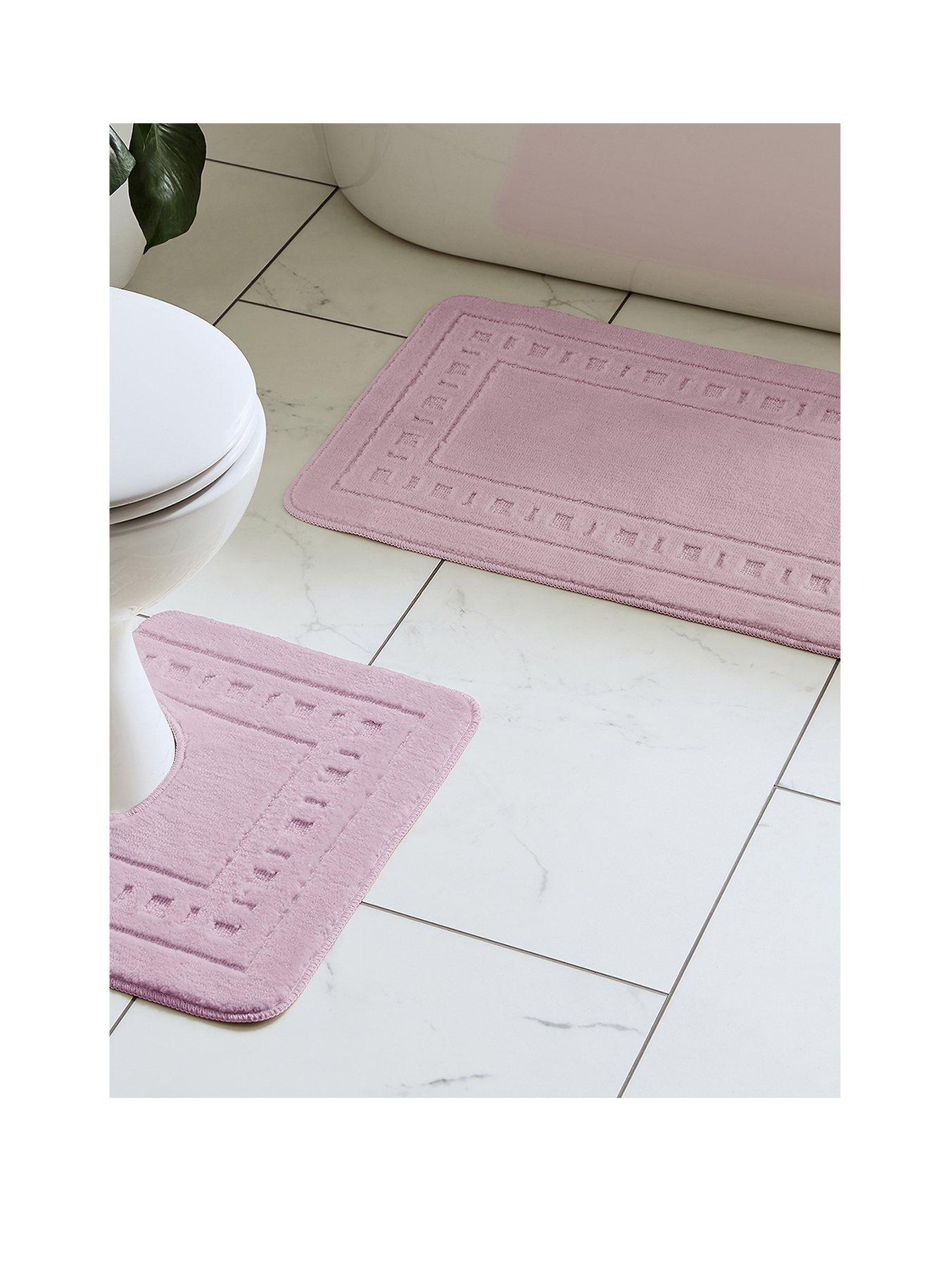 catherine-lansfield-armoni-bath-and-pedestal-mat-set