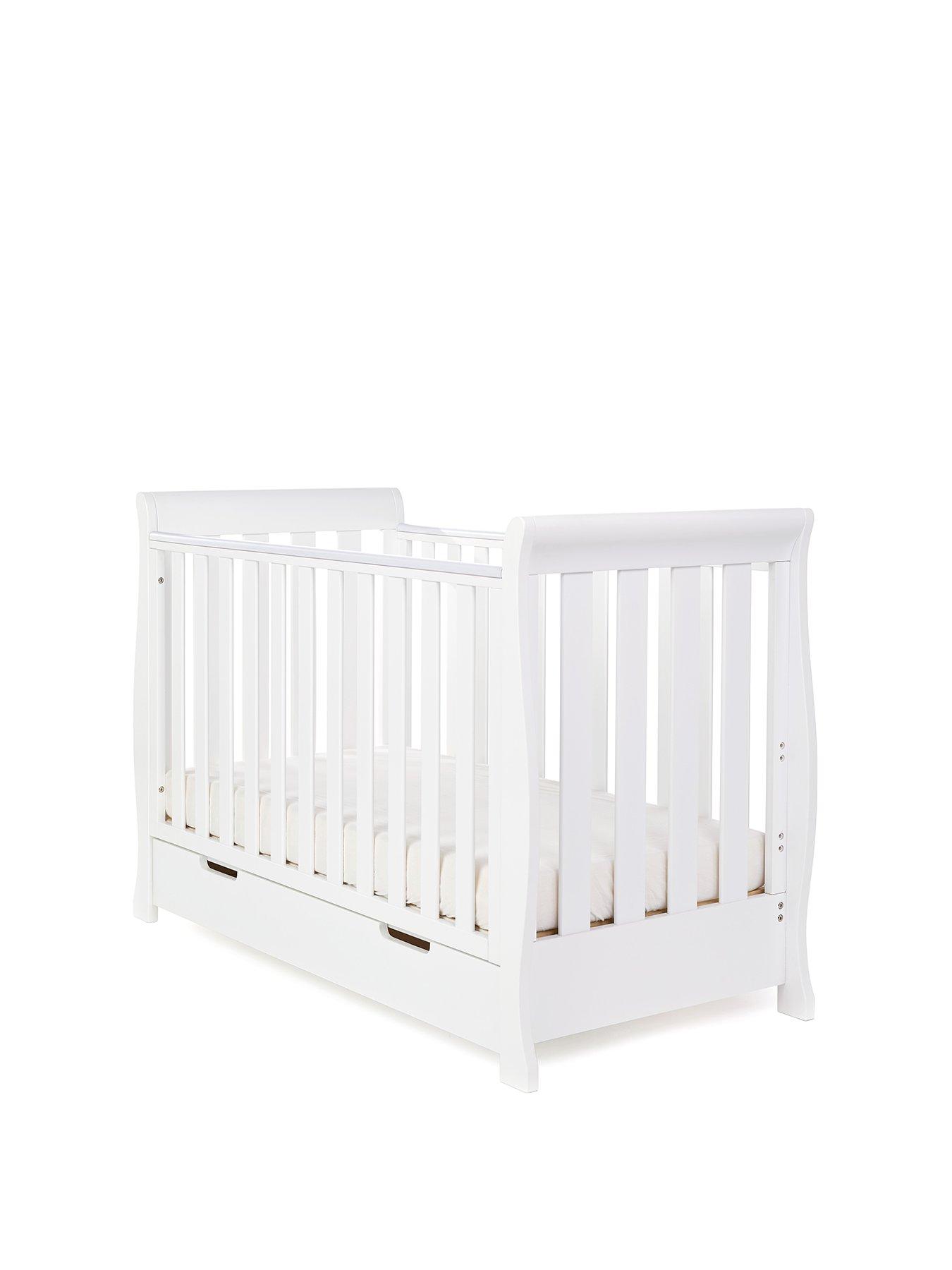 obaby stamford mini sleigh cot