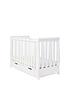  image of obaby-stamford-mini-sleigh-cot-bed