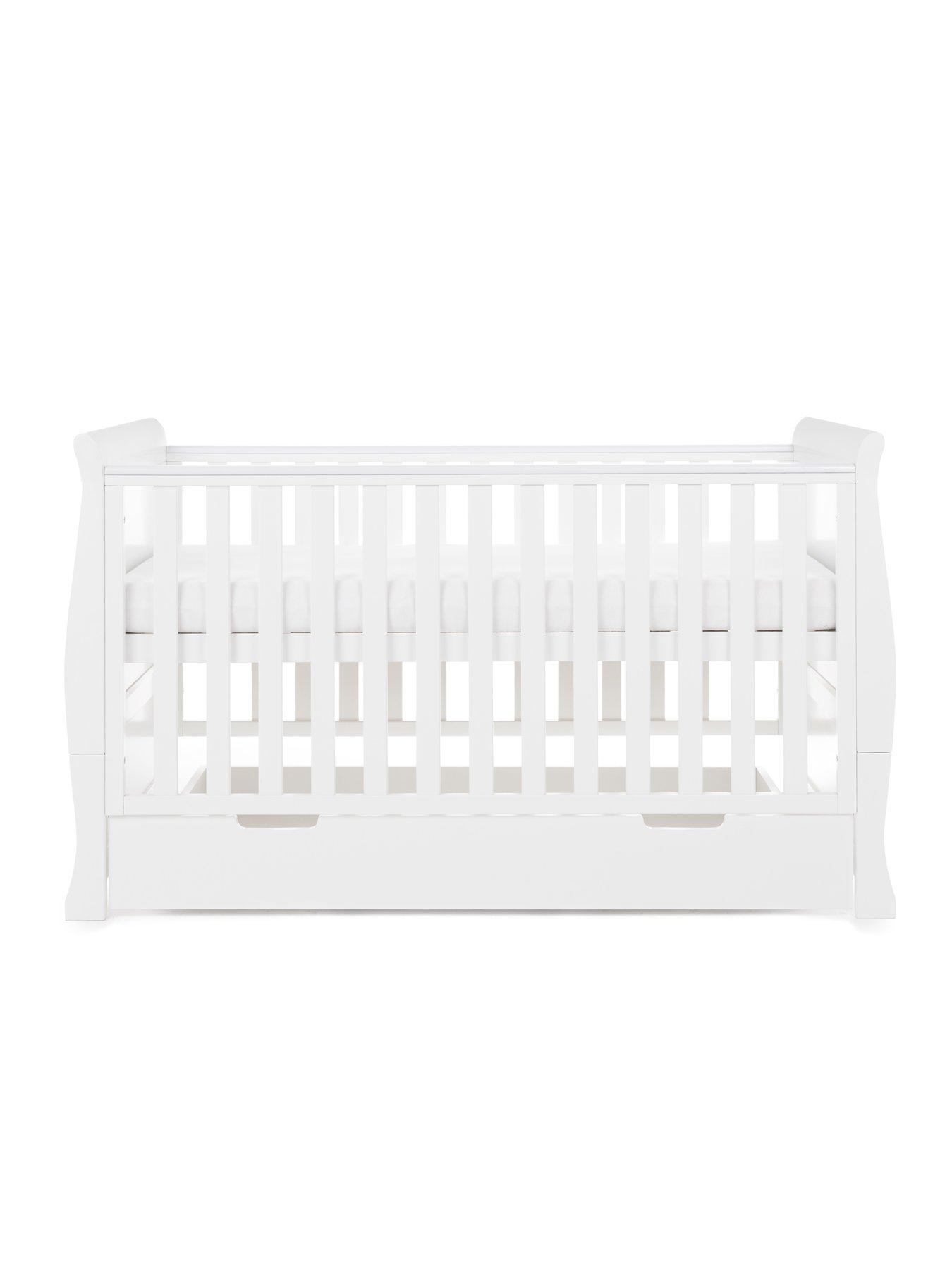 Image 3 of 7 of Obaby Stamford Classic Sleigh Cot Bed
