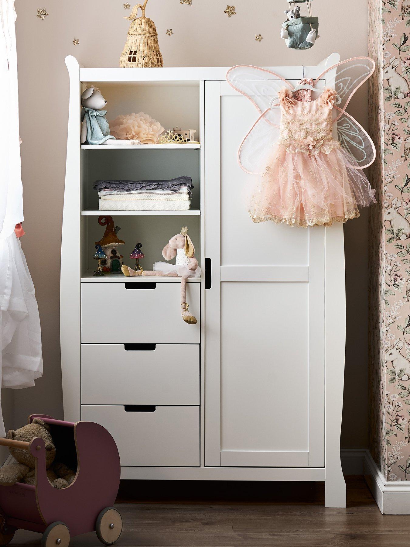 Image 1 of 3 of Obaby Stamford Sleigh Double&nbsp;Wardrobe