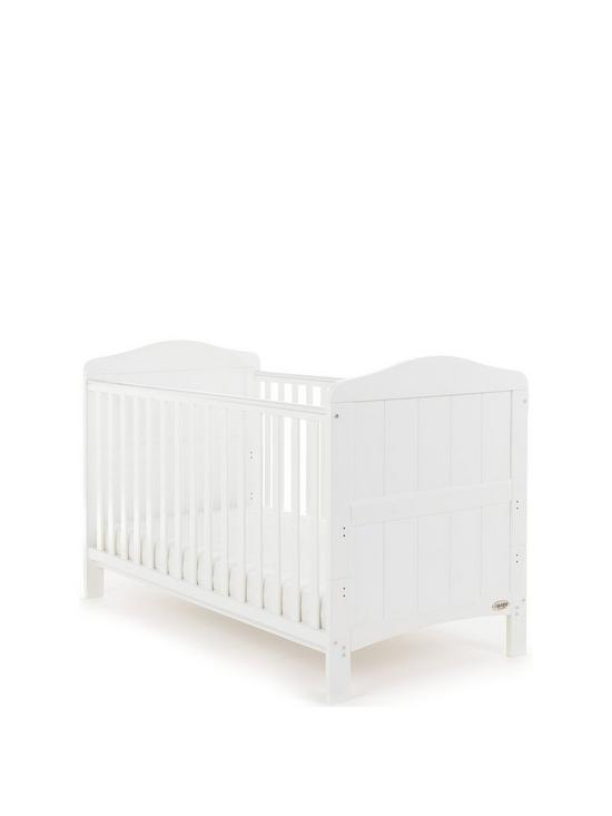 front image of obaby-whitby-cot-bed