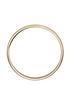  image of love-gold-18-carat-yellow-gold-d-shaped-wedding-band-3mm