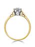  image of love-diamond-9-carat-yellow-gold-50-point-solitaire-ring