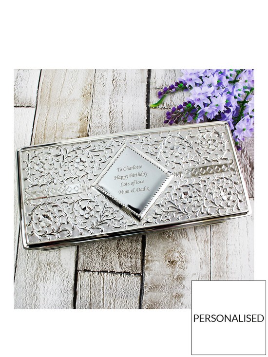 front image of the-personalised-memento-company-personalised-silver-jewellery-box