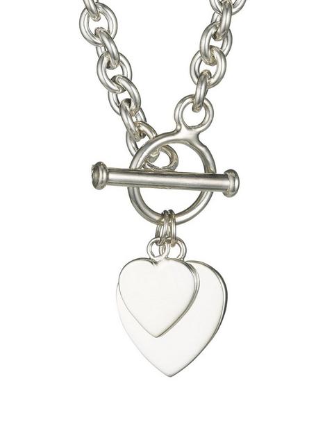 the-love-silver-collection-elements-sterling-silver-double-heart-t-bar-pendant