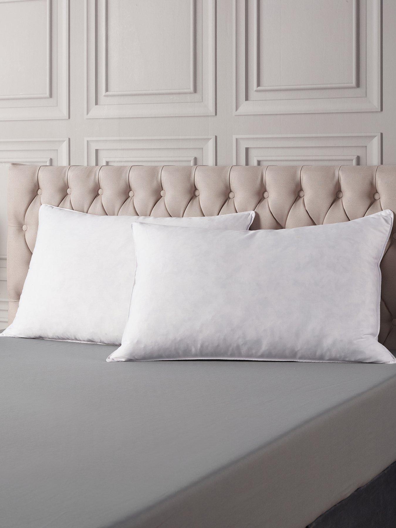  image of very-home-luxury-anti-allergy-goose-feather-andnbspdown-pillows-pair