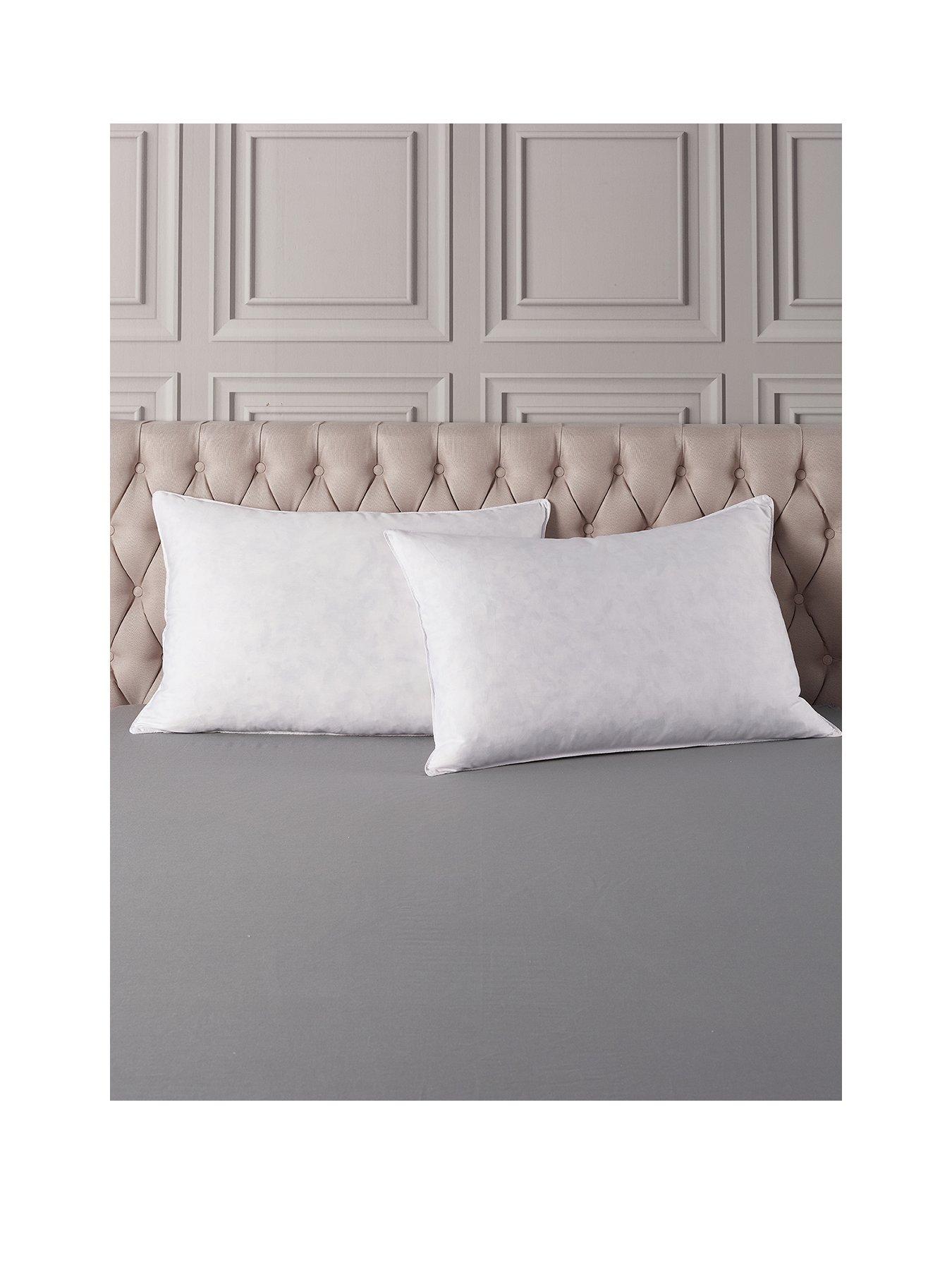front image of very-home-pair-of-anti-allergy-duck-feather-and-down-pillows
