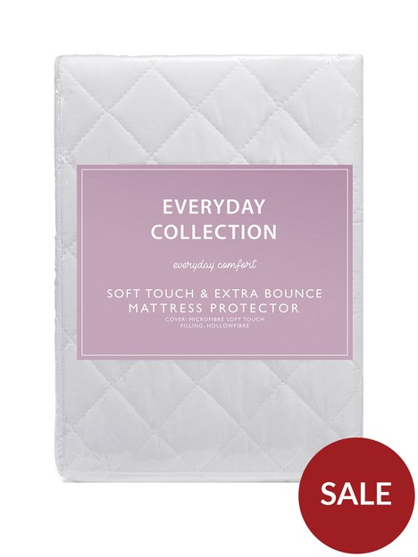 everyday-collection-soft-touch-amp-extra-bounce-mattress-protector