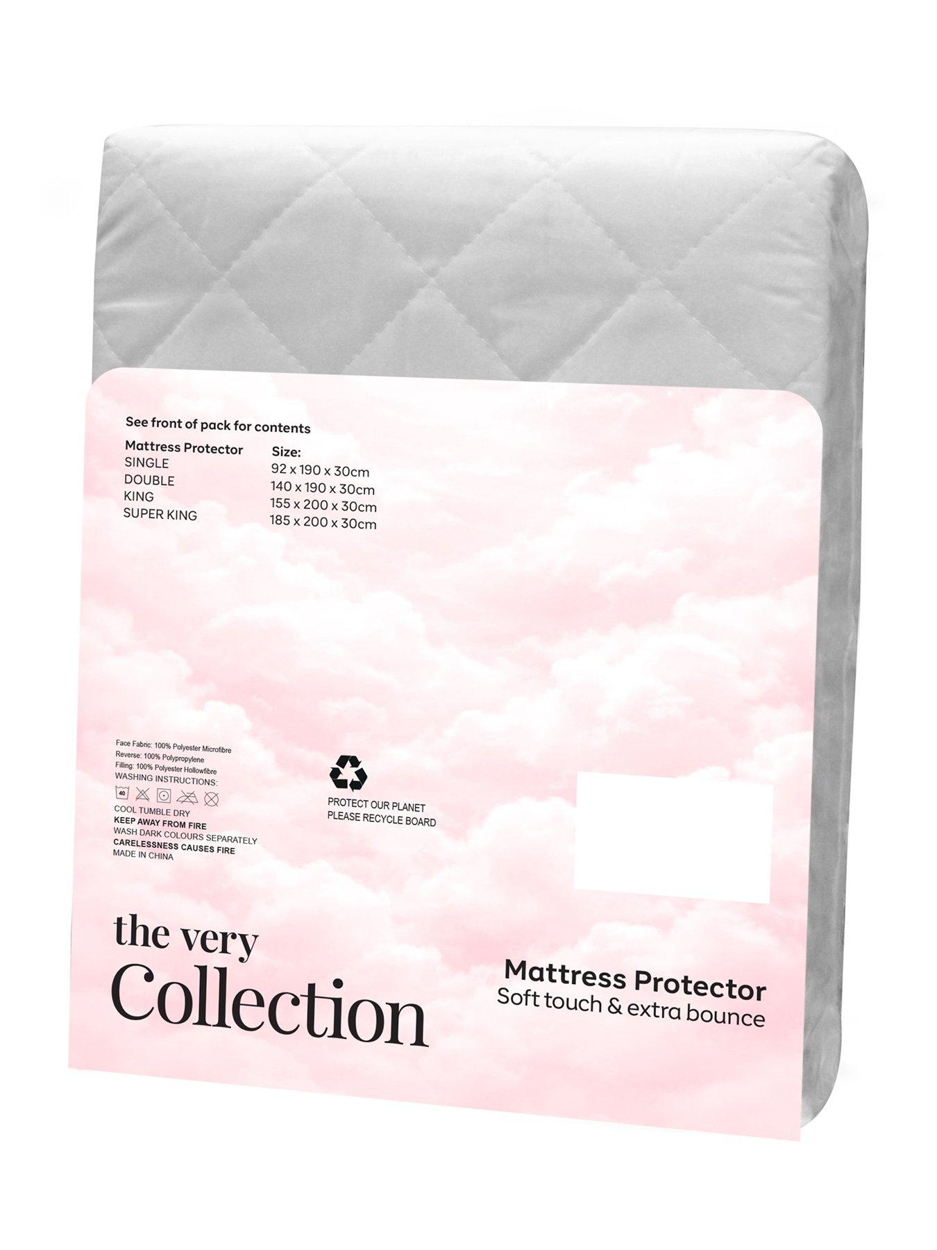Image 4 of 4 of The Very Collection Soft Touch &amp; Extra Bounce Mattress Protector