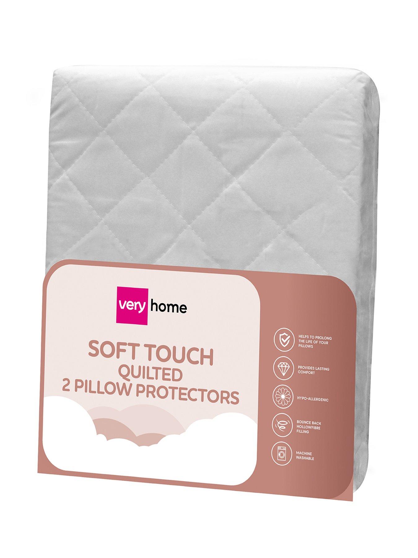 Image 1 of 3 of The Very Collection Soft Touch &amp; Extra Bounce Pillow Protector Pair