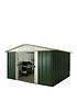  image of yardmaster-10-x-10-ft-apex-metal-roof-shed-with-floor-frame