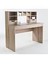  image of dorel-home-albion-desk-with-shelves-and-drawers