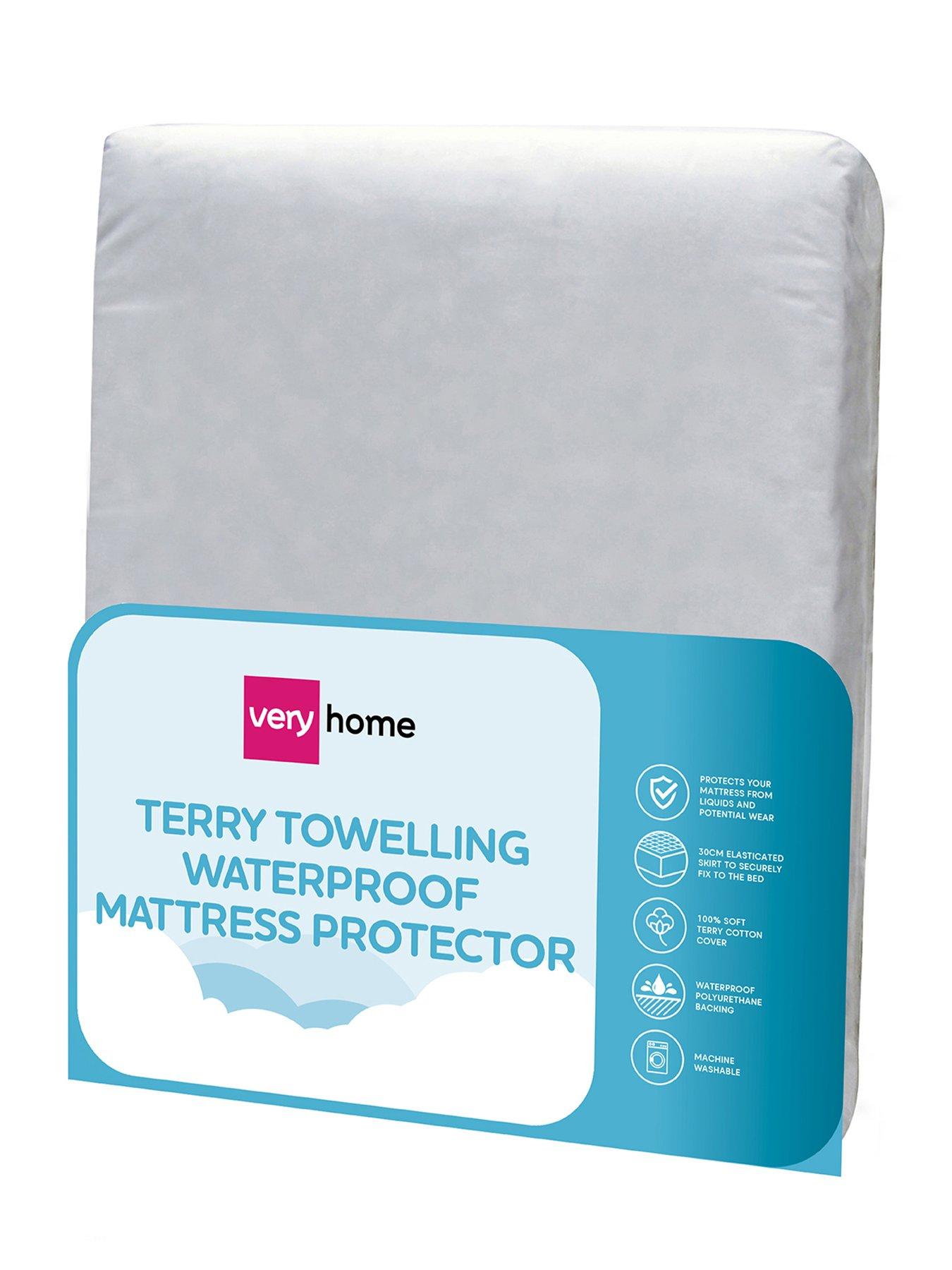 The Very Collection Terry Cotton Waterproof Mattress Protector