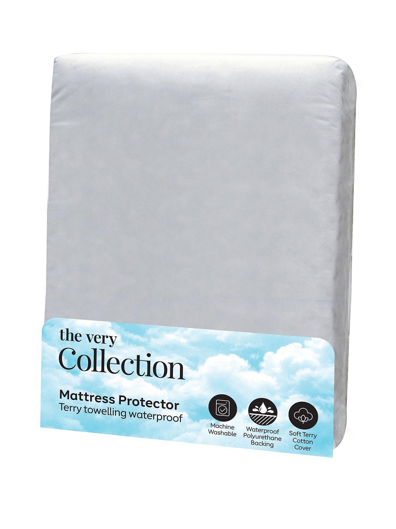 Image 2 of 3 of Very Home Terry Cotton Waterproof Mattress Protector