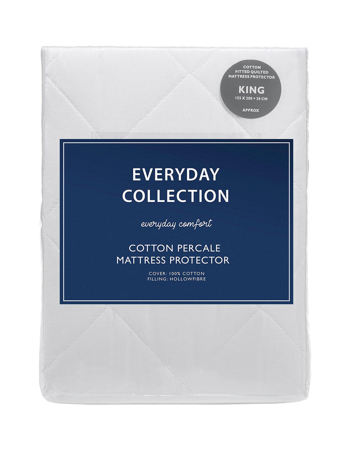 front image of very-home-cotton-percale-quilted-mattress-protector