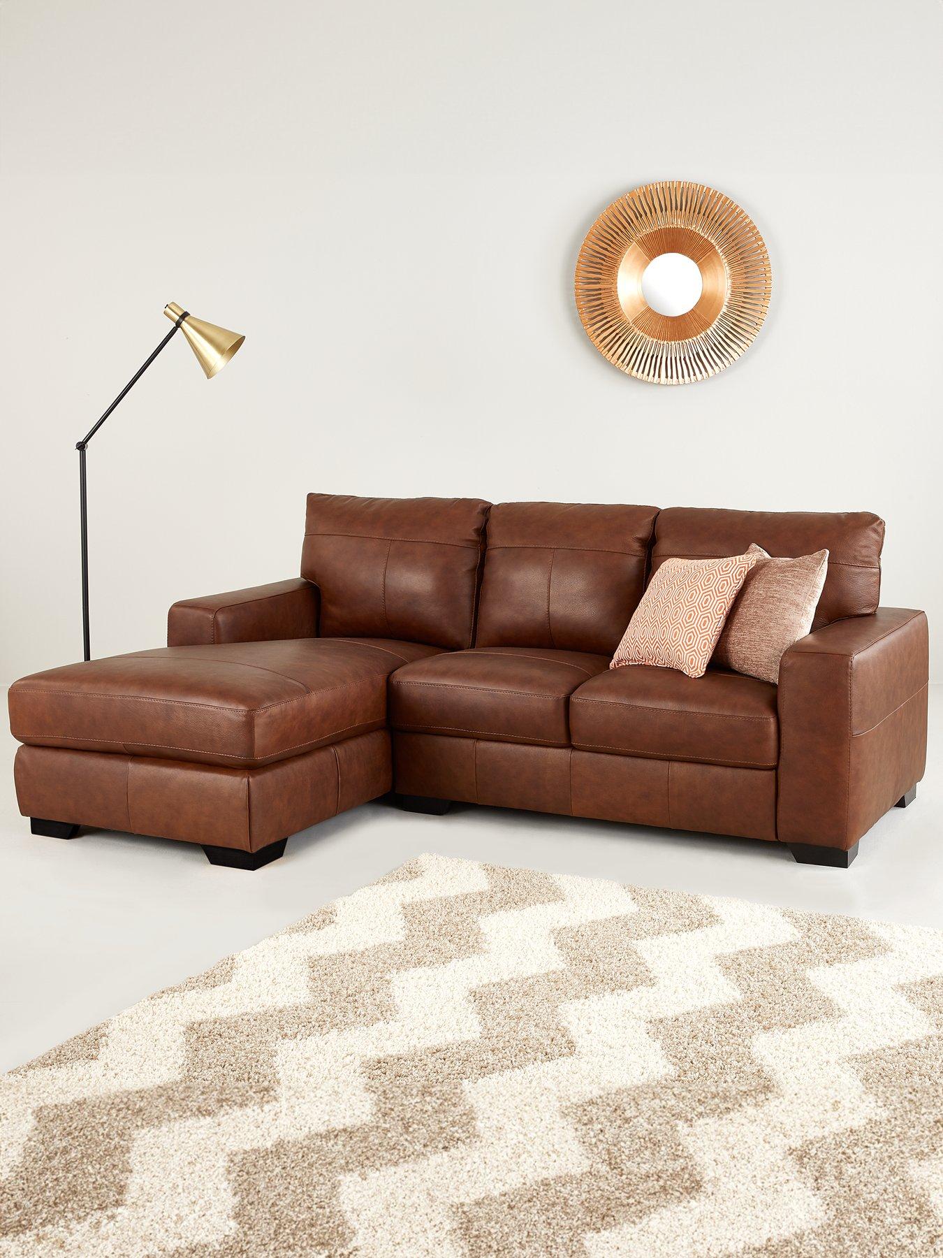 Littlewoods leather corner sofa deals