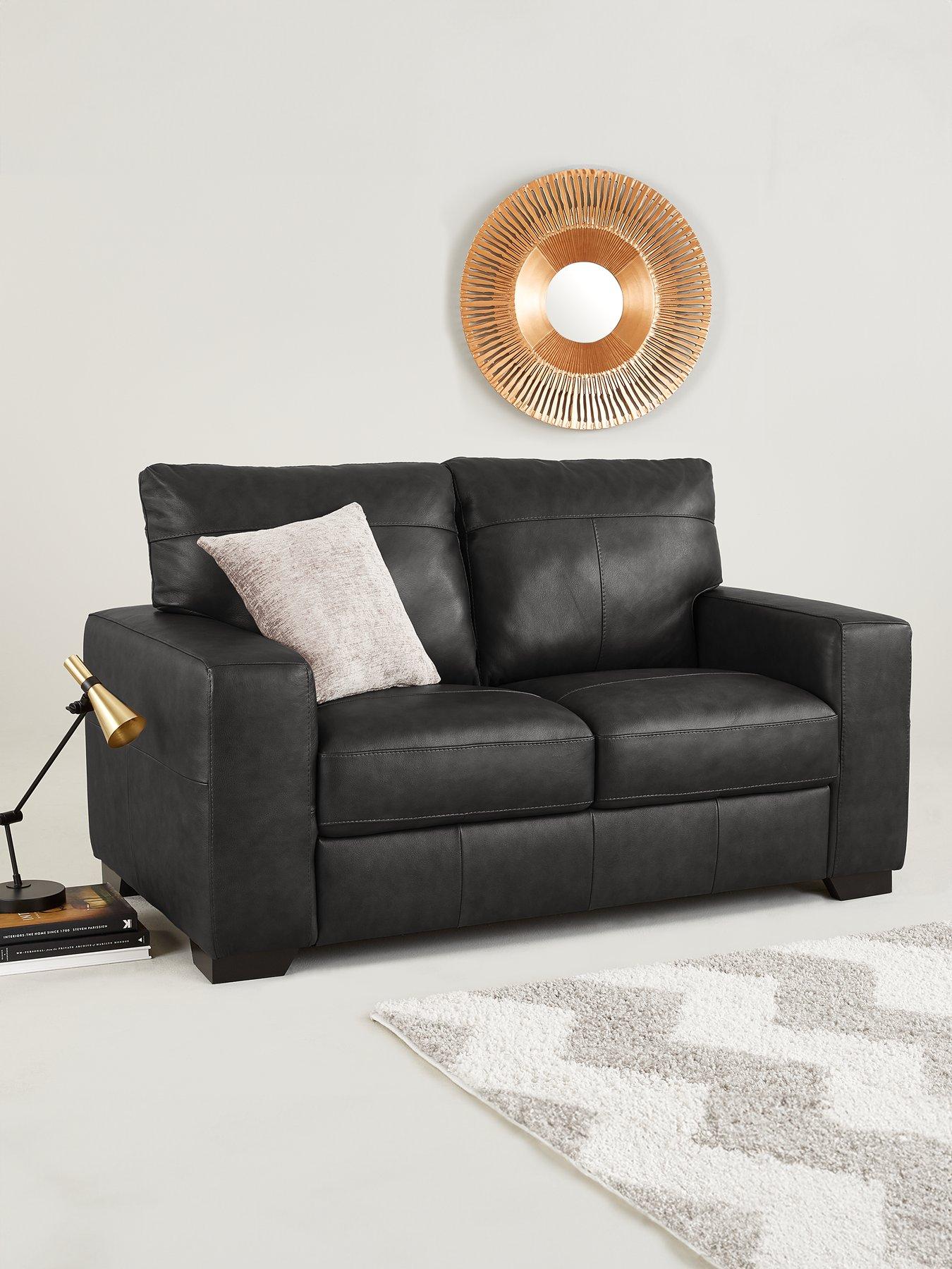 The Very Collection Hampshire Italian Leather 2 Seater Sofa - FSC® Certified
