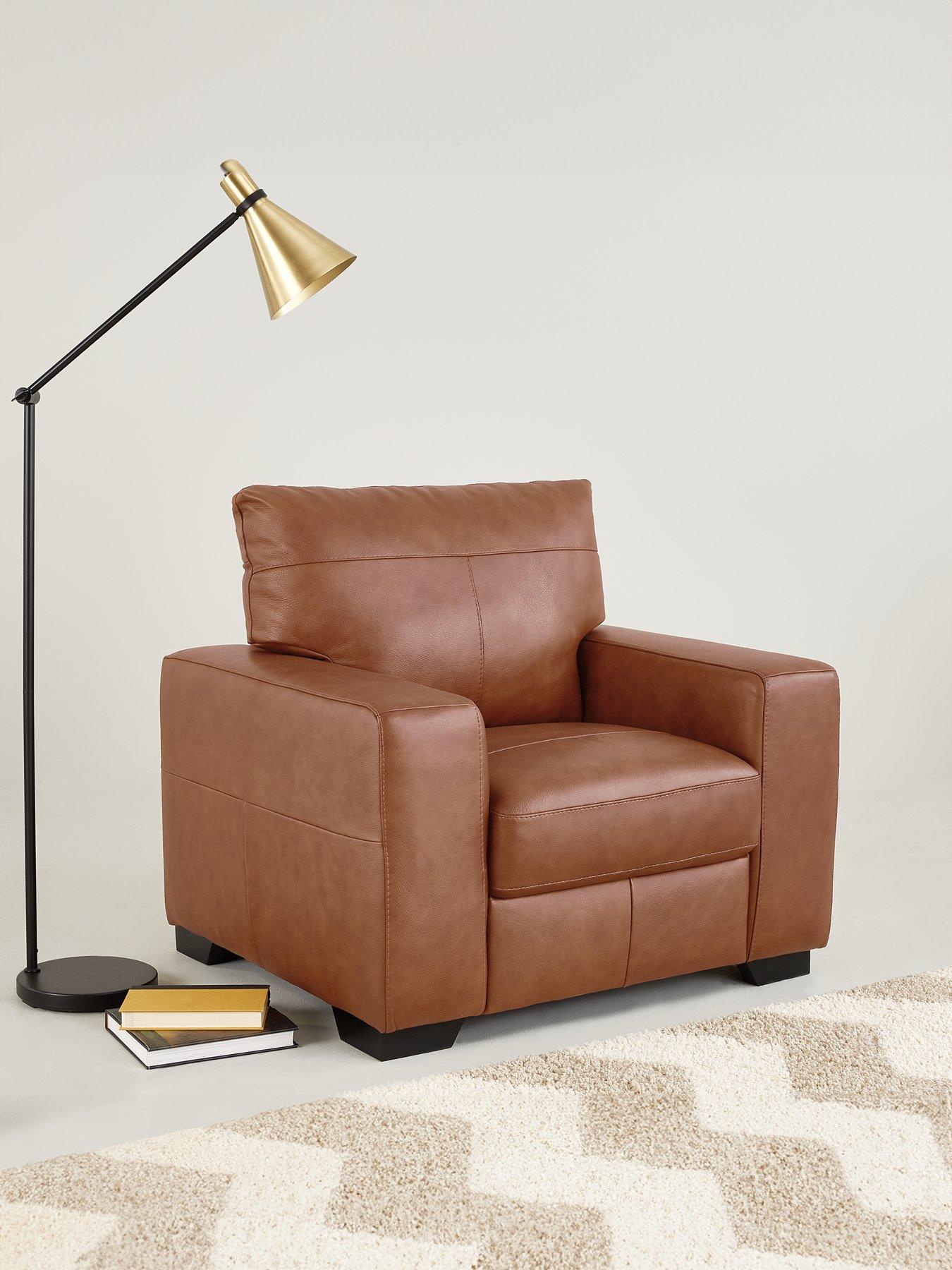 The Very Collection Hampshire Italian Leather Armchair - FSC® Certified