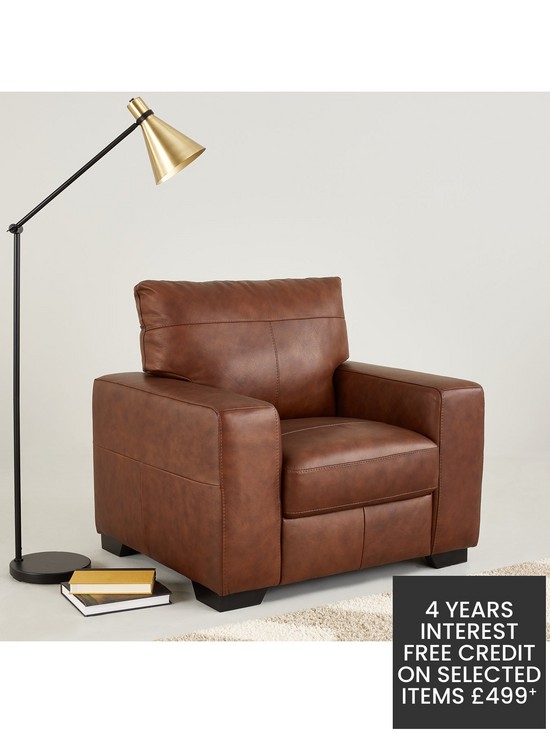 stillFront image of hampshire-italian-leather-armchair