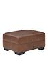  image of very-home-hampshirenbsppremium-leather-footstool