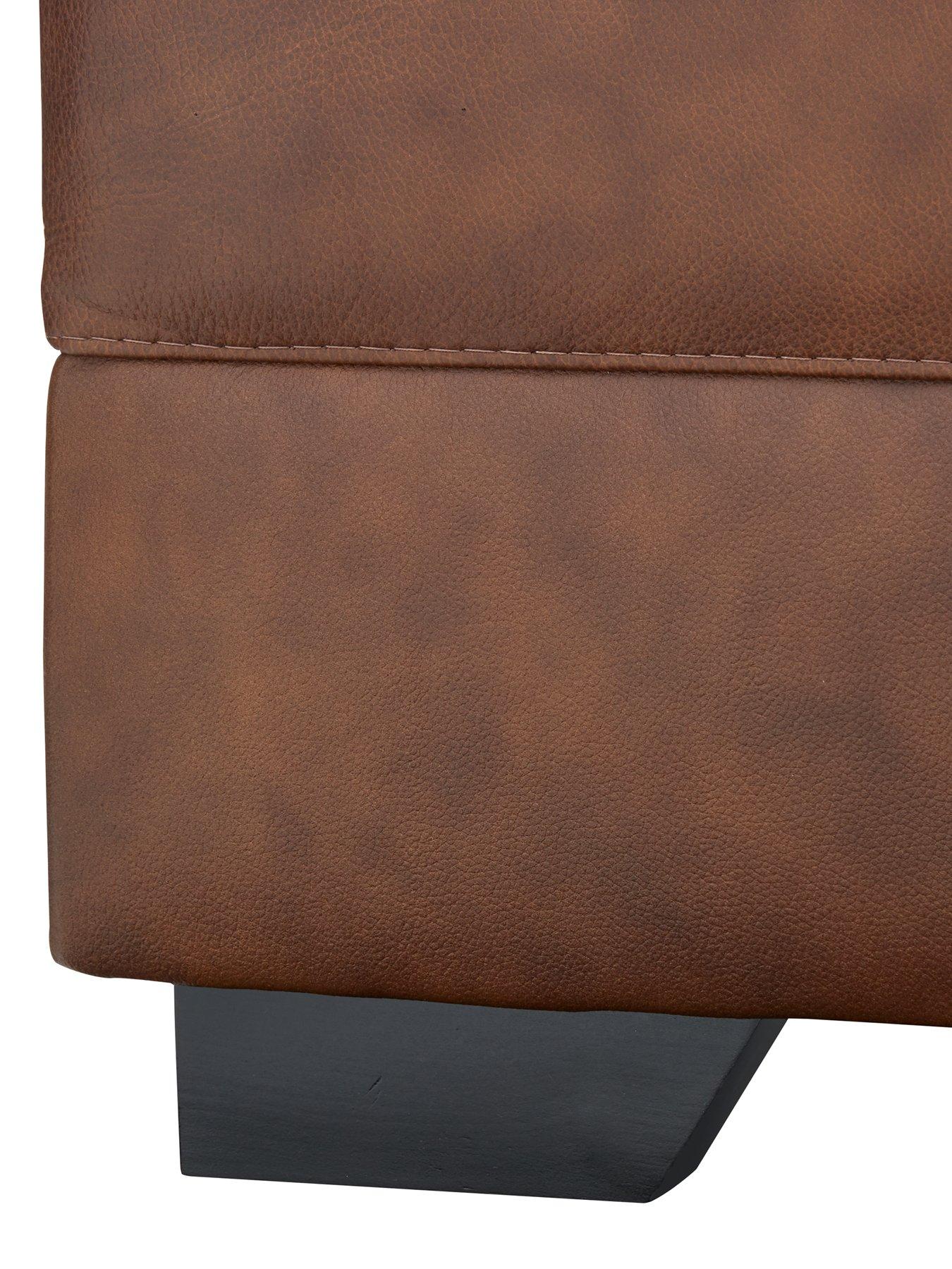  image of very-home-hampshirenbsppremium-leather-footstoolnbsp--fsc-certified