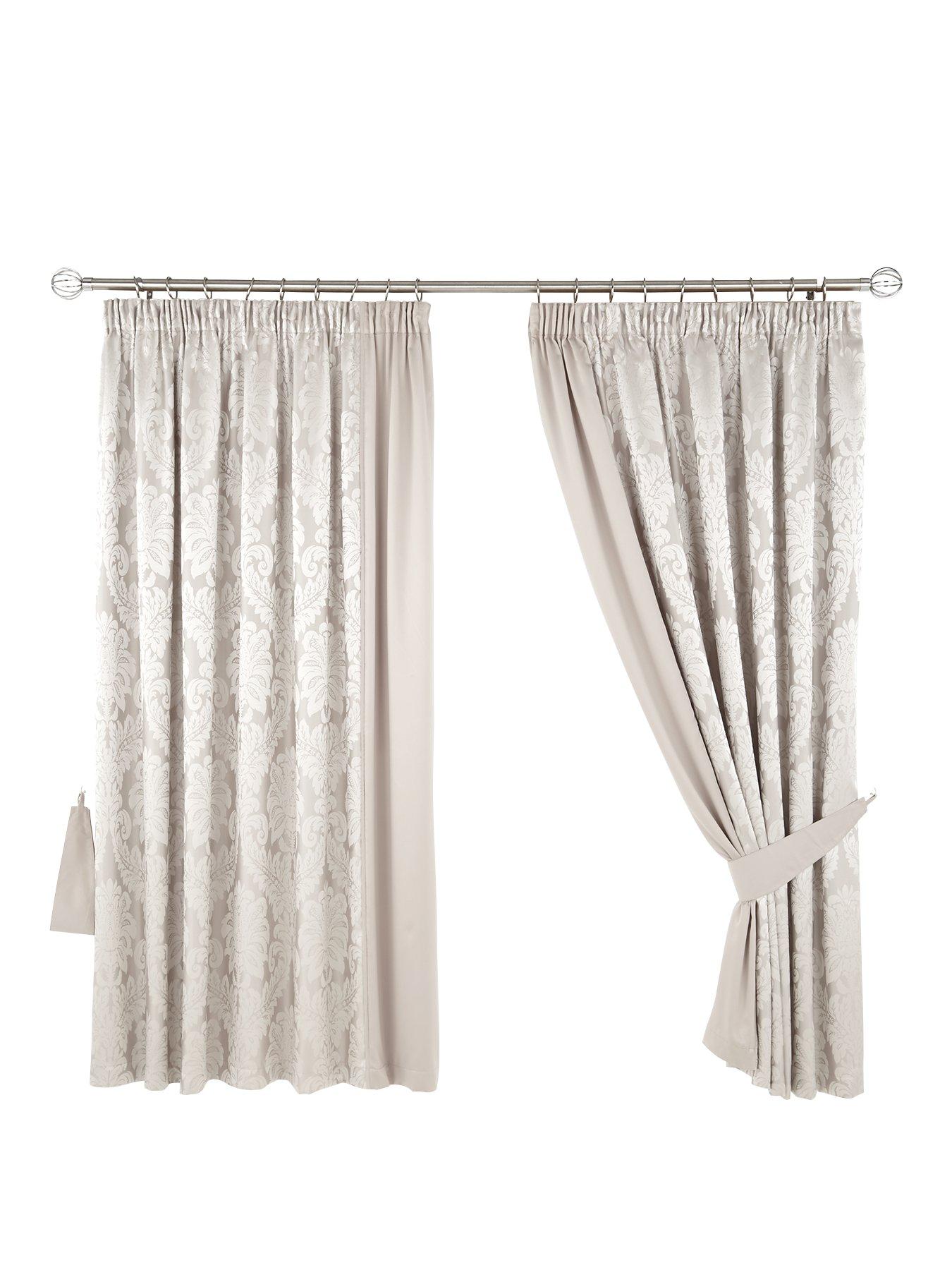 The Very Collection Boston Pencil Pleat Lined Curtains