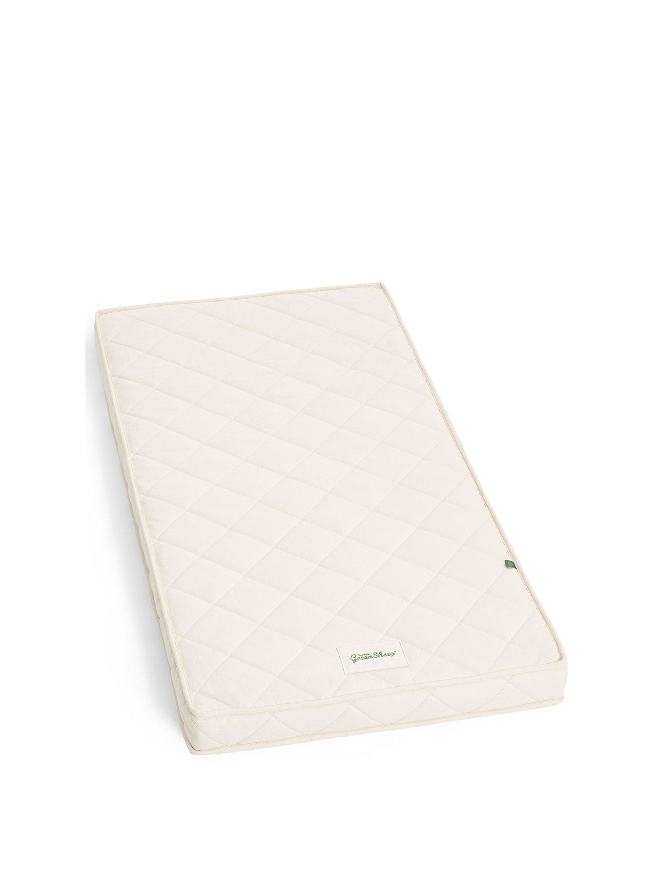 green sheep cot bed mattress