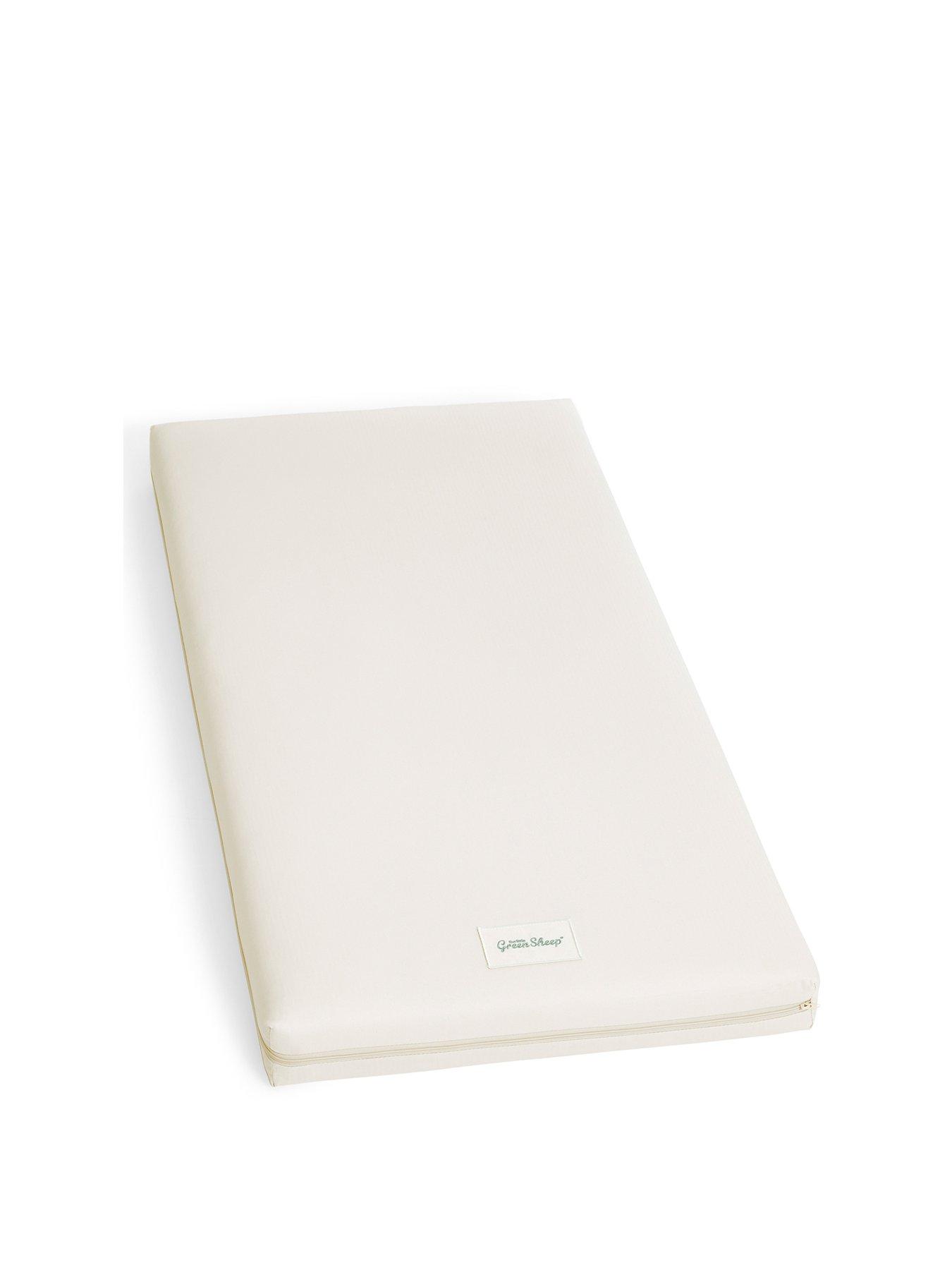 green sheep cot mattress