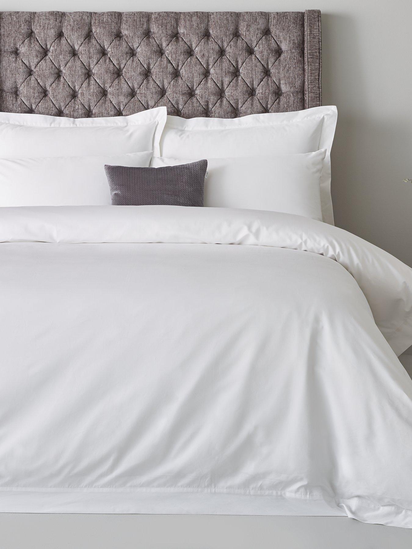 The Very Collection Luxury 600TC Soft Touch Sateen Oxford Edge Duvet Set