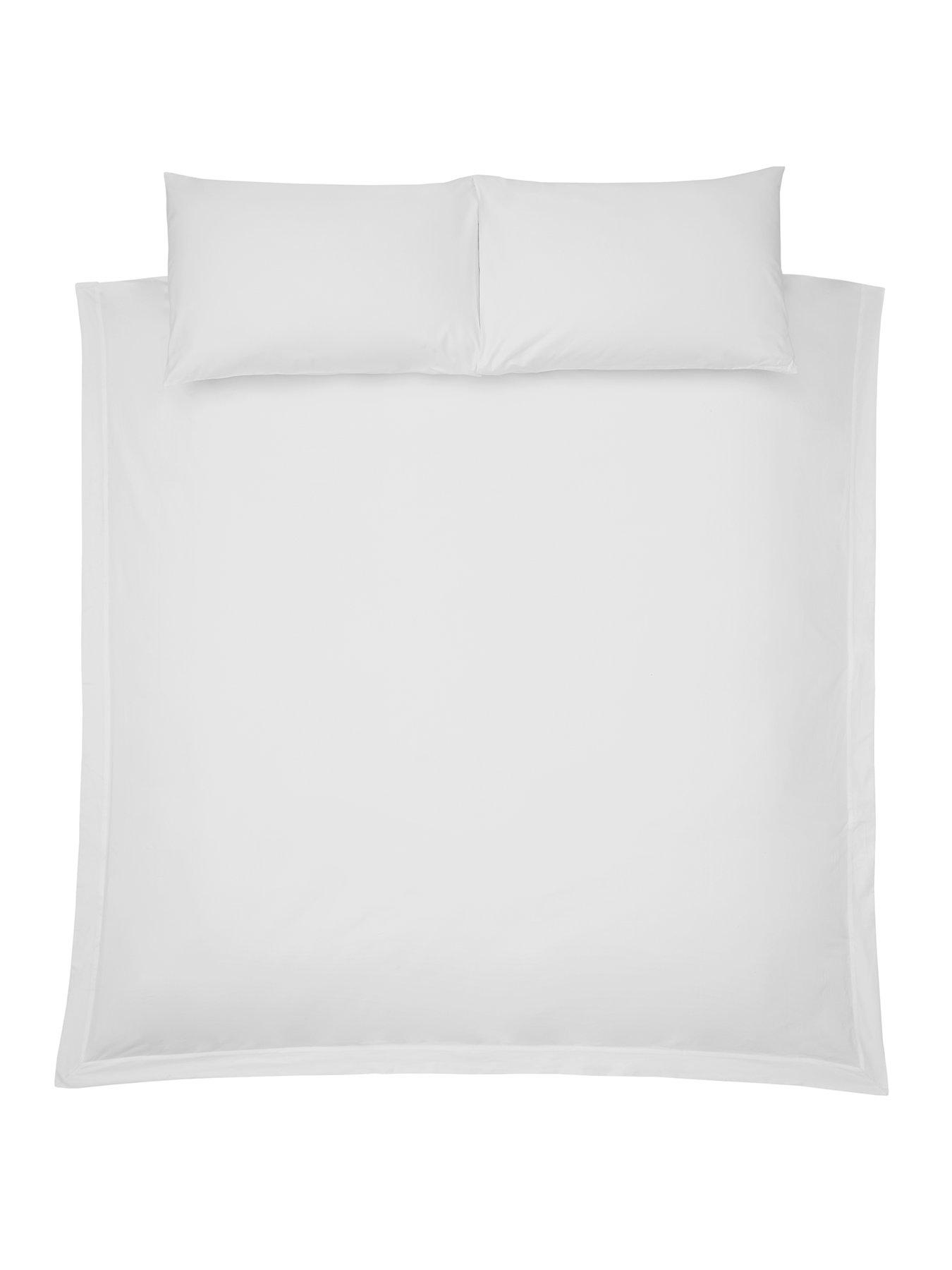 Very Home Luxury Soft Touch 600 Thread Count Cotton Sateen Oxford Edge