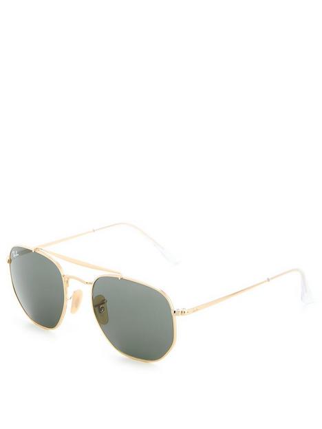 ray-ban-thenbspmarshal-squarenbspsunglasses-gold